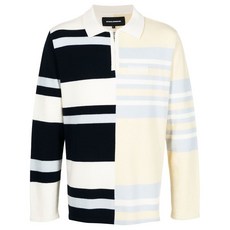 팔머 스트라이프 프린트 폴로 셔츠