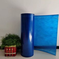 렉산 롤 폴라카보네이트 투명 지붕 두께0.8mm 캐노피 자외선 차단 내구성 강화 플라스틱, 다크 블루 0.8mm 1m 30m