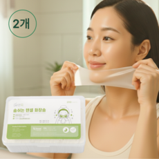 유앤휴 늘어나는 텐셀 화장솜, 2개, 200개입