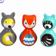 유아동 동물 오뚝이 완구 3종 세트 흔들림완구