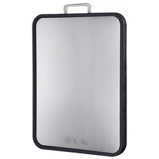 LifeHouse 不鏽鋼砧板 帶把手, 40 x 28cm, 雙面款, 1個