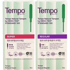 체내형 여성용품 동아제약 템포 슈퍼 8P x 6개 ujd+8367RA, 8
