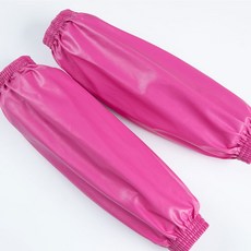 加長加厚皮革袖套 防水防油 男女通用 廚房工作 勞保用品 柔軟舒適 秋冬防護+軟皮袖套#粉色+均碼, 1個, 均碼