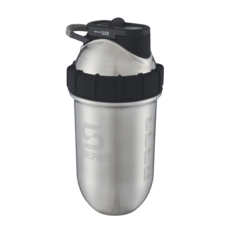 쉐이크스피어 스틸 노볼 쉐이크통 프로틴쉐이커 스테인리스, 스틸 실버, 700ml, 1개