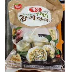 개성 청정 제주돼지 감자 만두 2kg 냉동 식품 간식, 1개