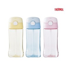 Thermos 膳魔師 彈蓋輕水瓶 450ml 吸管隨手瓶 水壺 兒童水杯 冷水壺 f4011t, 粉色, 1個
