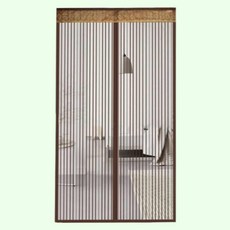 문 모기장(90x200cm) (브라운) 문방충망 현관모기장and52pnb