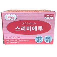 찬마트 일본 플랫폼 1등 다이어트 보조제 스리미에루, 1개, 30정