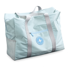 旅行必備登機包 旅行包 登機袋 第二代特厚款, 第二代特厚款-淺藍, 1個