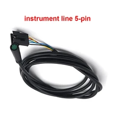 브러시리스 모터 컨트롤러 TF-100 LCD 디스플레이 계량기 Kugoo M4 전기 스쿠터 자전거 개조용 36V 48V 500W 800W, 블랙