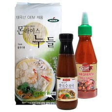 베트남 쌀국수 1mm 세트 (1mm+장국+쓰리라차칠리소스), 1개, 720g