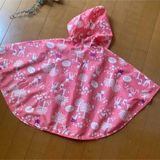 Petit Angelina 北歐風森林小鹿兒童輕便防潑水斗篷