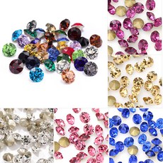 V컷 큐빅 크리스탈 글라스 스톤 브이컷