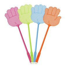 슈리팜 손바닥 미니 벌레 모기 파리채, 랜덤, 5개