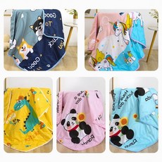 오색달록 동물 차렵이불 어린이집 사계절 낮잠 이불, 판다핑크