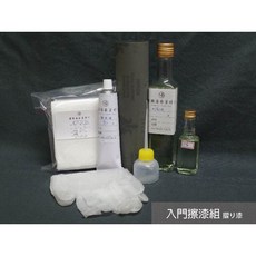 豐園漆藝資材行 生漆擦拭組合包 入門擦漆組(摺り漆), 1個, 松節油 (250ml)