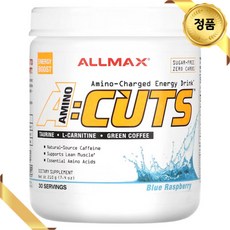 올맥스 ACUTS 아미노 차지드 에너지 드링크 블루 라즈베리 210g(7.4oz), 1개, 210g
