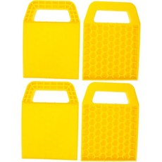 4개 RV 잭 패드 캠퍼 레벨링 내구성 안정 블록 침하 방지 컴팩트 디자인 간편 사용 필수 트레일러 액세서리 여행용 트레일러용