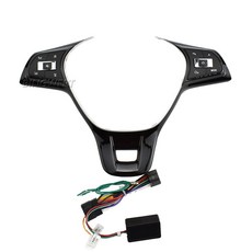 大眾 多功能方向盤按鍵改裝配件, 大众D21白色背光, 大众D21白色背光