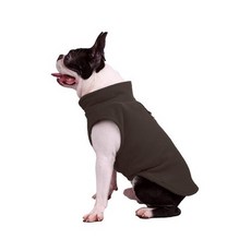 PU_컬러 후리스 조끼, 1개, 브라운