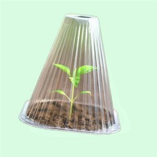 모종커버 투명 플라스틱 식물 덮개 100개 세트 똑템, 1개