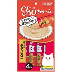 CIAO 啾嚕 貓零食 寒天燒鰹魚 14g x 4入, 1個, 【SC-108】鮪魚+鱈場蟹