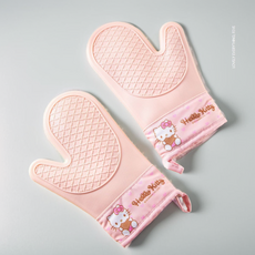 모바일하이진 실리콘 산리오 내열 주방 장갑, 키티, 1개