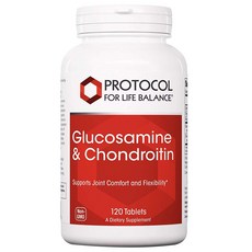 Protocol For Life Balance 葡萄糖胺 & 軟骨素錠, 1個, 120入, 120錠