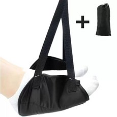 비행기발받침 좌석 다리 책상 발걸이 여행 사무실 여행용, D. 일반 모델 블랙 수납백 포함, D. 보관 백으로 일반 검은 색