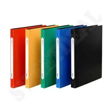 바인더 PP 3공 O링 2.5cm 적색 A4 1P 포토바인더 하드커버바인더