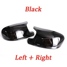 호환 BMW X1 E84 X3 F25 2010 2011 2012 2013 Pre-LCI 차량 백미러 커버 사이드 윙 미러 커버, 01 Bright black