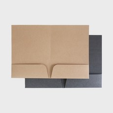 친환경종이 재생종이 종이홀더 A4종이홀더 서류정리용 양쪽포켓 지구나무종이홀더, 1개, 그레이