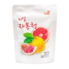 두레원 리얼 자몽청 슬라이스 2kg, 1개입, 1개