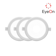 아이온 AS2년 4인치 다운라이트 12W 벌레방지 방습 아주밝음 플리커프리 주광/전구/주백, 3개, 주광색(하얀색)