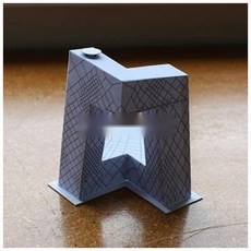 [종이로 짓는 건축] CCTV모형 종이모형 임야태양광 씨씨티브, A3 확대