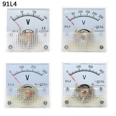 91L4 AC 0-150V 250V 300V 아날로그 패널 볼트 전압 측정기 게이지, 01 250V, 1개