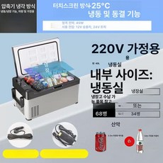 휴대용 미니 냉장고 냉온 피크닉 화물차 기숙사 워머 차량용 캠핑용 온장고 야외 가정용 차박, Q40 가정용 12V24V220V, 1L