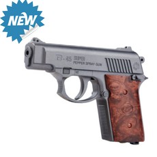 호신용가스총 실버 b45 수퍼 진짜총 사이즈, 1개