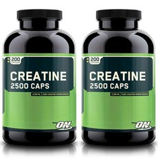 OPTIMUM NUTRITION 歐恩 肌酸膠囊 2500mg, 200顆, 2罐