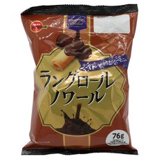부르본 랑그롤 쇼콜라 느와르, 76g, 1개