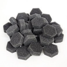 조이앤미 육각 네일 스펀지 30p, 1개, 블랙