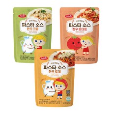 베베스트 아이 맛있는 파스타 소스 3종 6개 (한우 토마토 2개 + 한우 크림 2개 + 한우 로제 2개)
