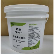 MSDS安全物質表 小便斗除臭丸3kg (100顆超大量) 長效型活氣丸 殺菌芳香劑, 1桶, 1個