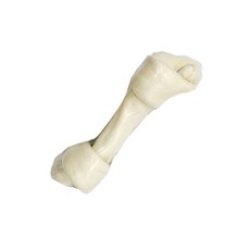 發泡結骨12.5吋潔牙棒 牛皮骨 狗狗磨牙潔牙骨 耐咬打結骨, 1個, 330g