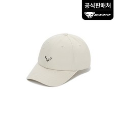 [다이나핏 공식] 남여공용 베이직핏 심볼 볼캡 캡 야구모자 YUA24C01E1 (정상가 :59 000), Light Beige
