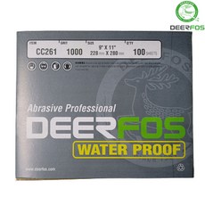 디어포스 종이사포 낱장 CC261 60~2000 전방수, 180번(1장)