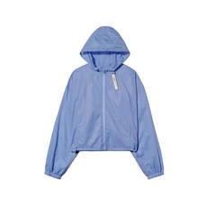 PANELED NYLON HOOD ZIPUP BLUE 1215223