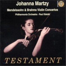 [CD] Johanna Martzy 멘델스존 / 브람스: 바이올린 협주곡 - 요한나 마르치 (Mendelssohn / Brahms: Violin Concerto)