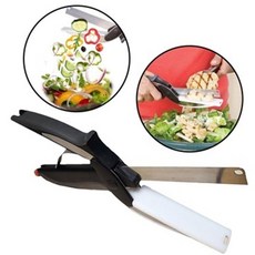 멀티커터기 칼 도마 분리 가위 분리 일체형 캠핑 컷팅기, 1개