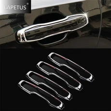 볼보 XC60 18-24 리어뷰 미러 윈도우 와이퍼 전후방 테일 안개등 도어 핸들 커버 트림 호환, 모델 H